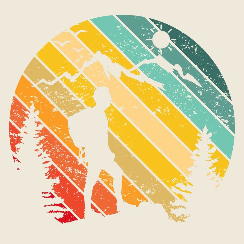 Randonnée Escalade Retro Sunset