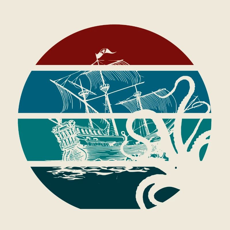 Nautischer Friedenssymbol Ventilator Grafik