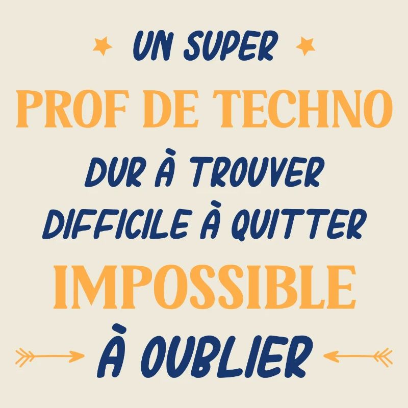 Un super prof de techno