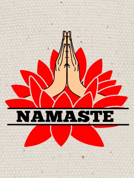 Lotus rouge namaste