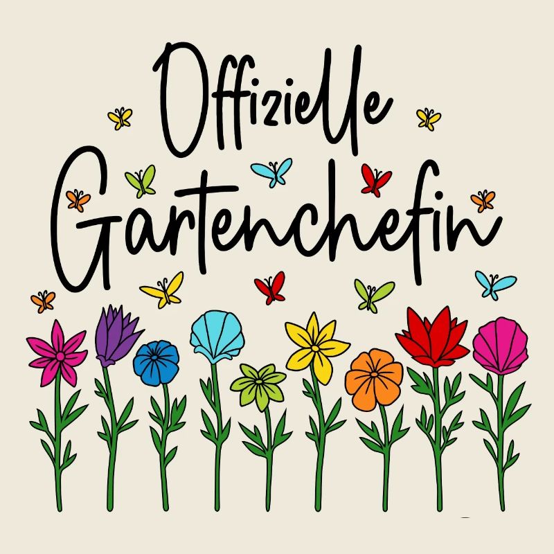 Garten Chefin Gartenarbeit Offizielle Gartenchefin