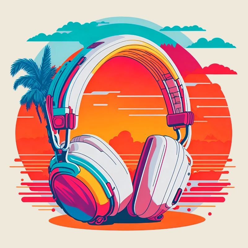 80s Kopfhörer