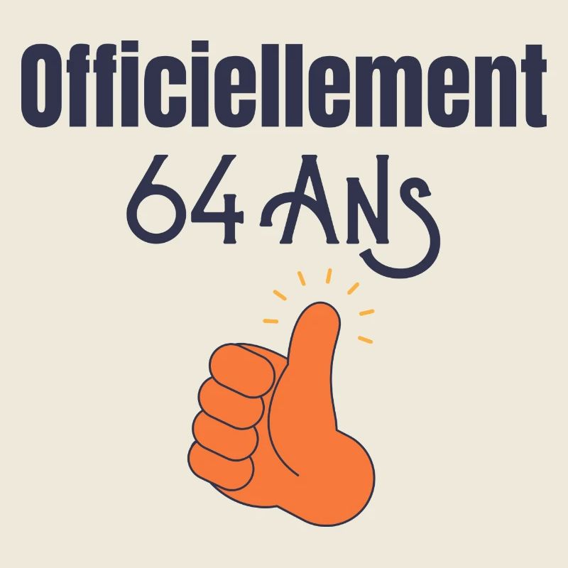 Officiellement 64 Ans