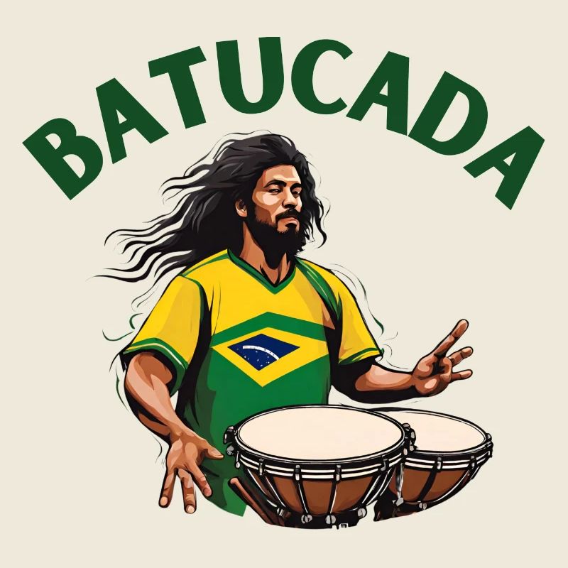 Batucada, Batucada-Spieler, Perkussion