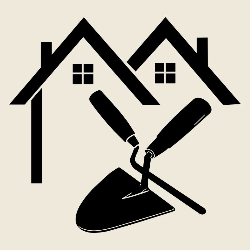 Construction de maison joint maçon clou et truelle