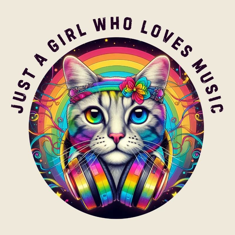 Lesbe. Einfach ein Mädchen, das Musik liebt