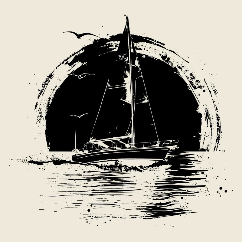 Sailing Drawing