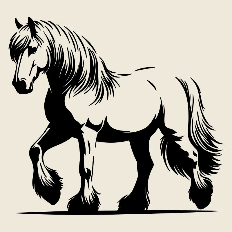 Pferd Haflinger