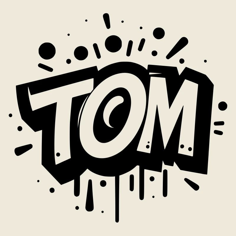 Tom Nom Prénom Graffiti