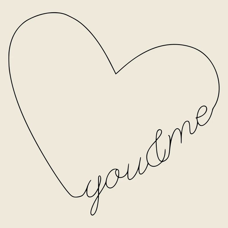 Heart Line You and Me