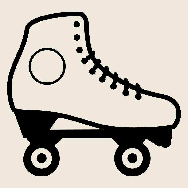 Künstlerischer Rollschuh