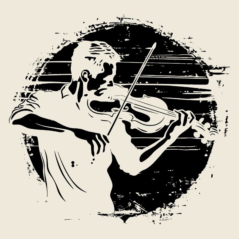 Violinist Drawing