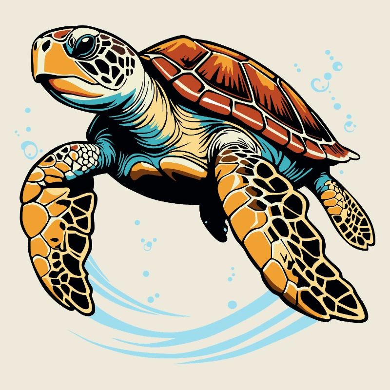 Tortue marine