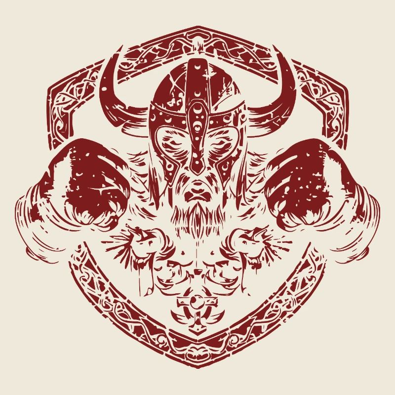 Nordic War God Helmet Design