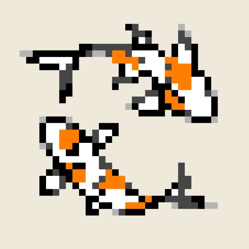 Pixelart Koi