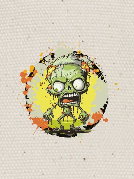 Zombie éclaboussures dessin animé
