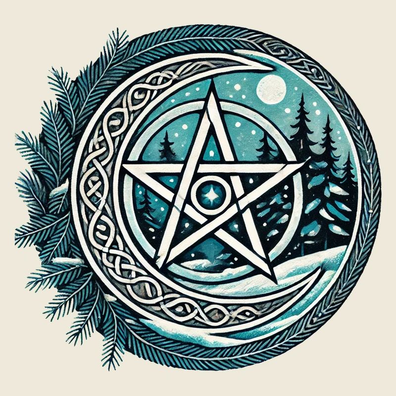 Moonlit Forest Pentagram