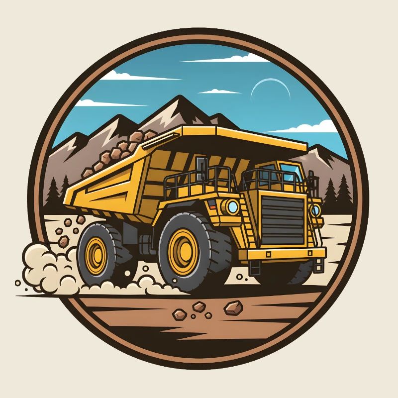 Muldenkipper LKW Laster Mining