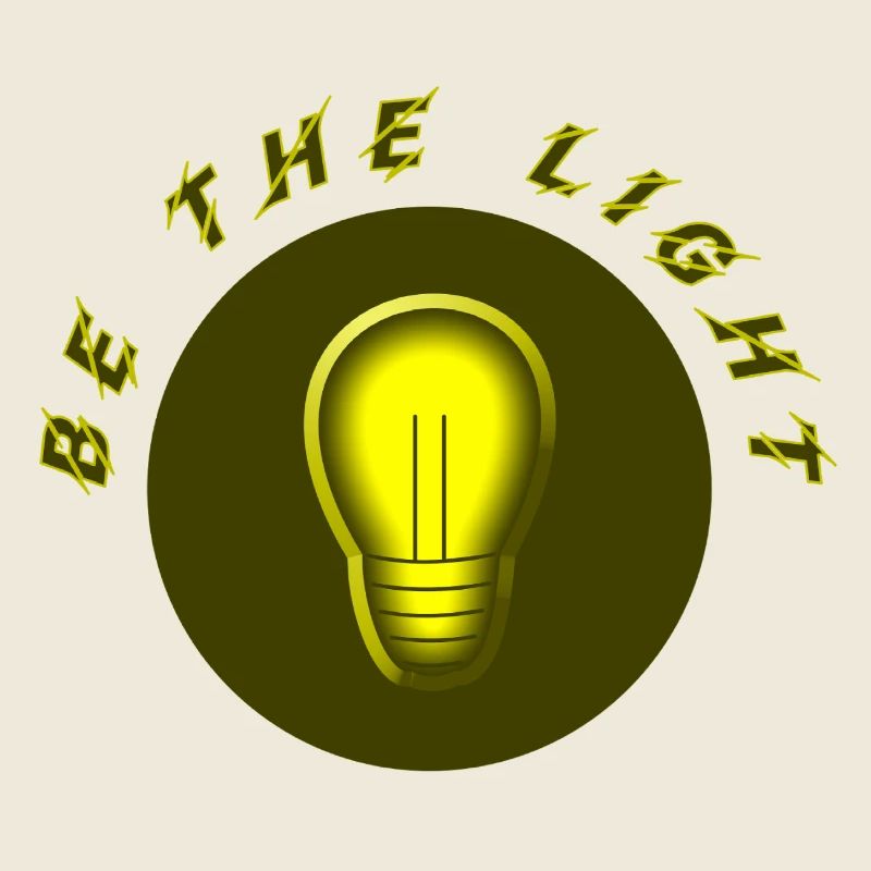 Light Idea Lamp Icon Yellow Circle be the light