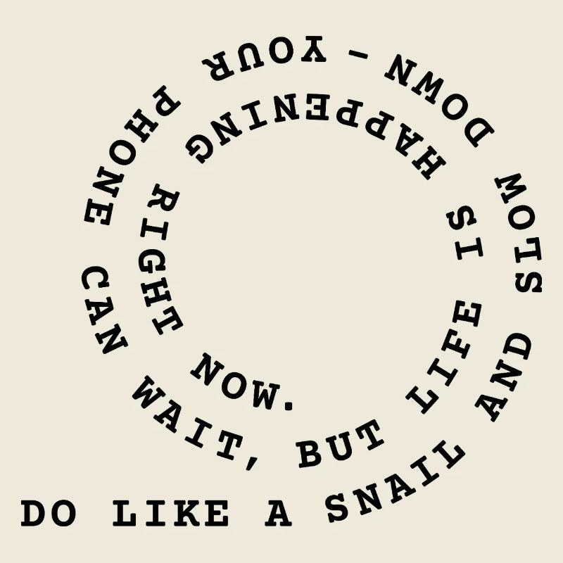 Fais comme un escargot