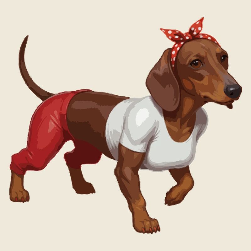Dackel, Pinup-Dackel,