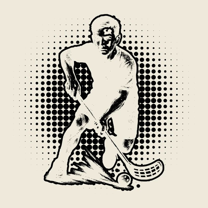 Floorball Love Look clair pour floorball