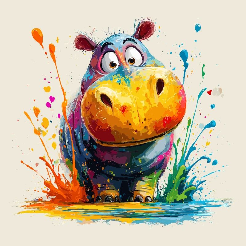 Bunter Hippo Splash