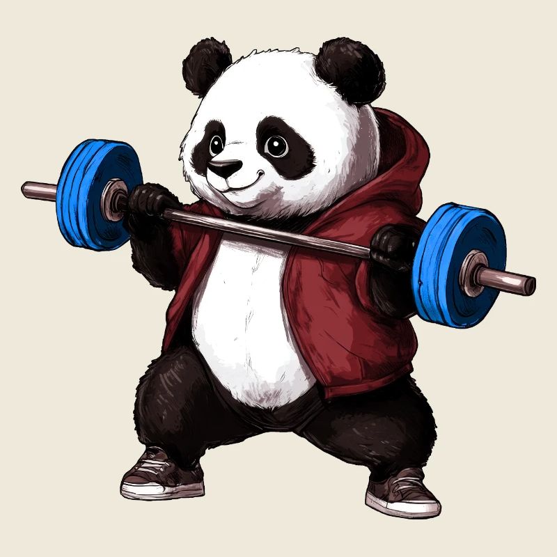 Panda avec barre