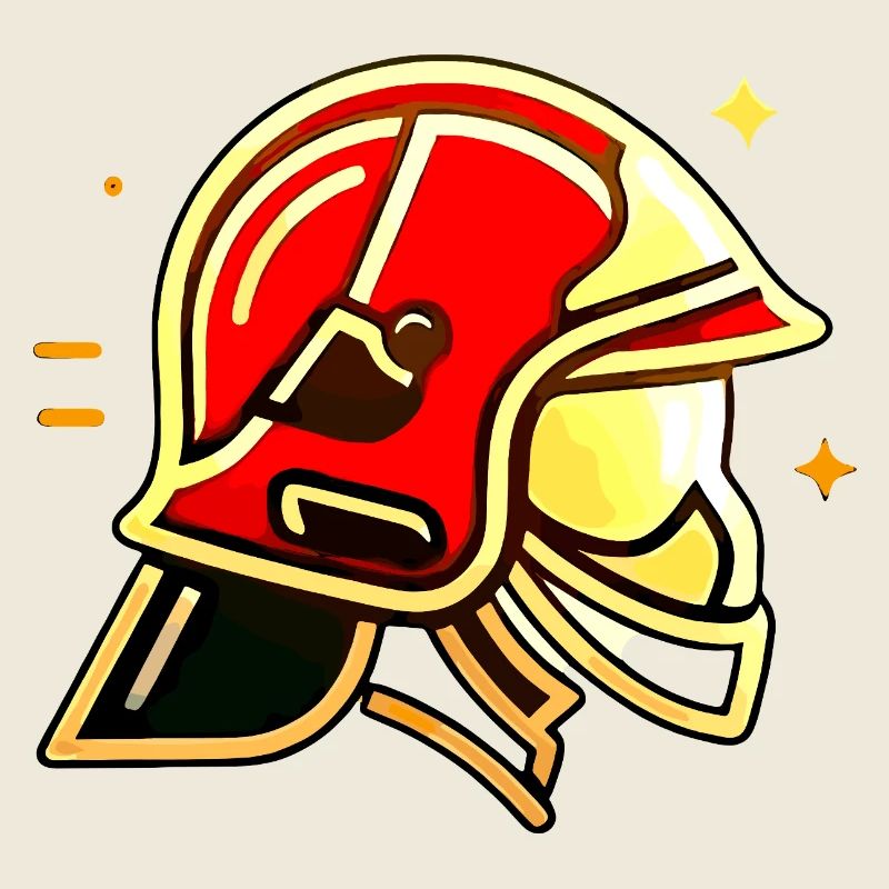 Casque de pompier