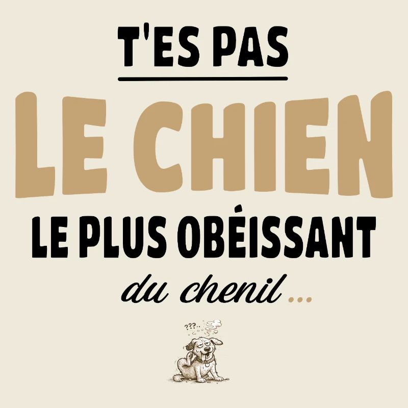 T’es pas le chien le plus obéissant du chenil