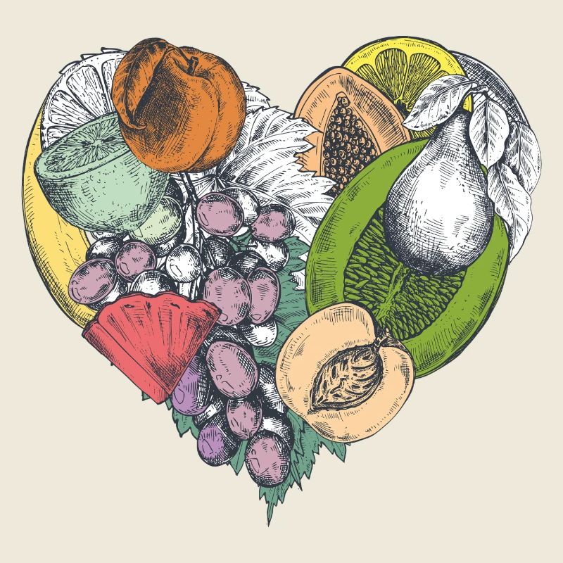 Fruchtherz Collage