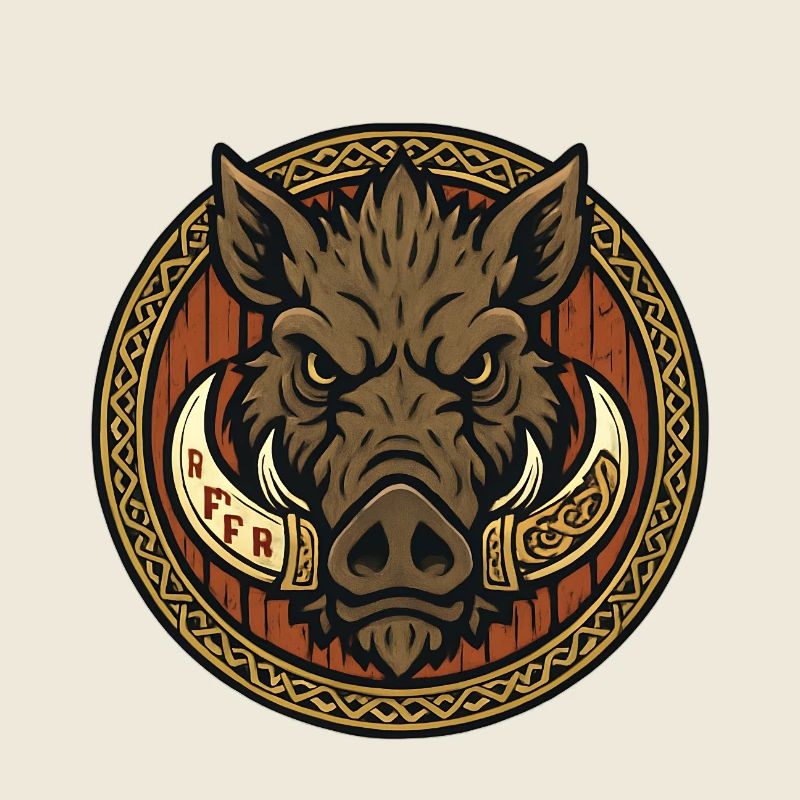 Viking Boar Emblem