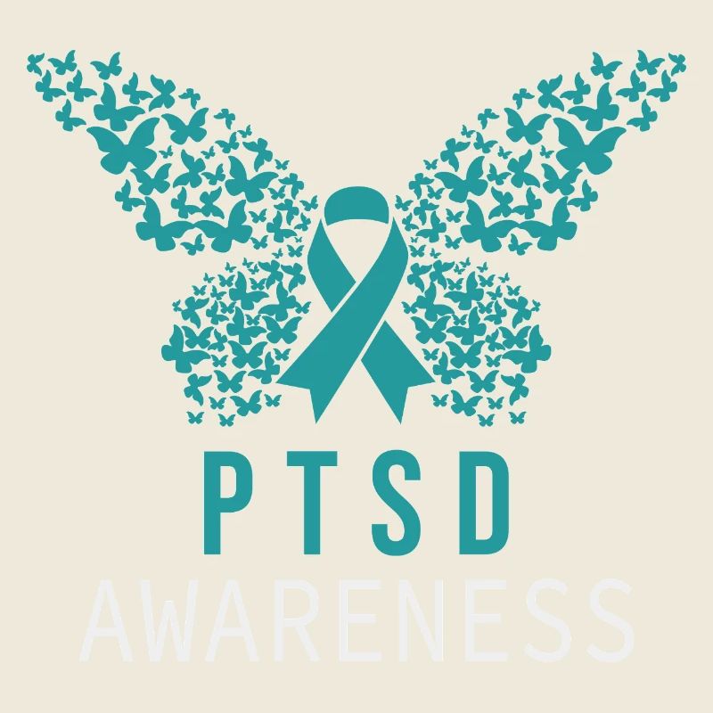 Ailes de papillon de sensibilisation au PTSD