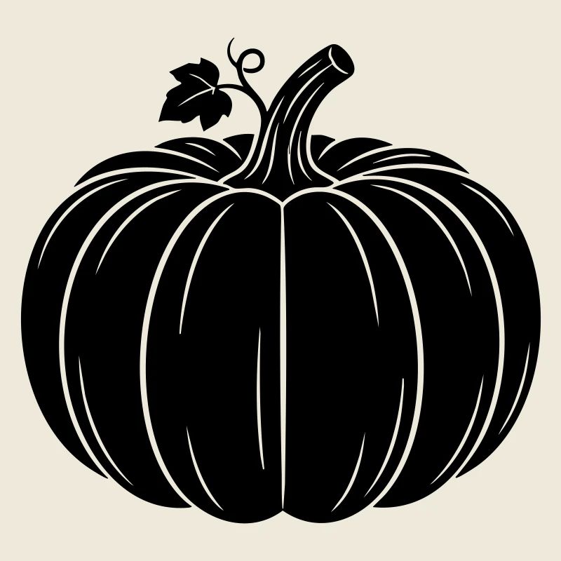 Pumpkin Harvest Silhouette