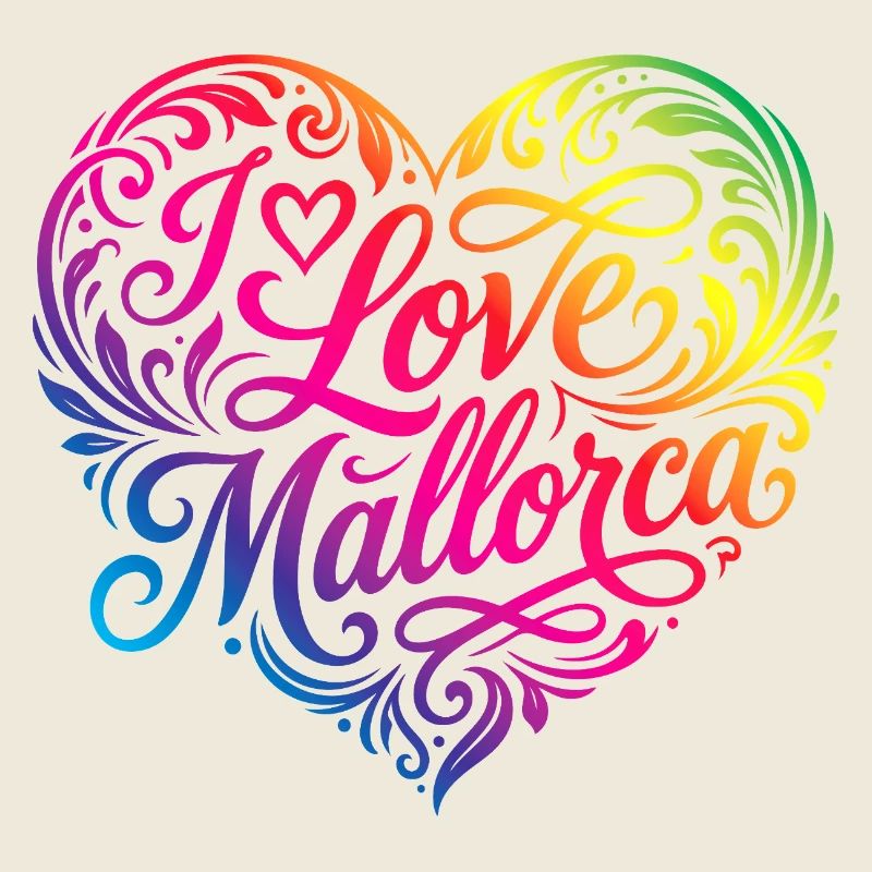 I Love Mallorca Colorful