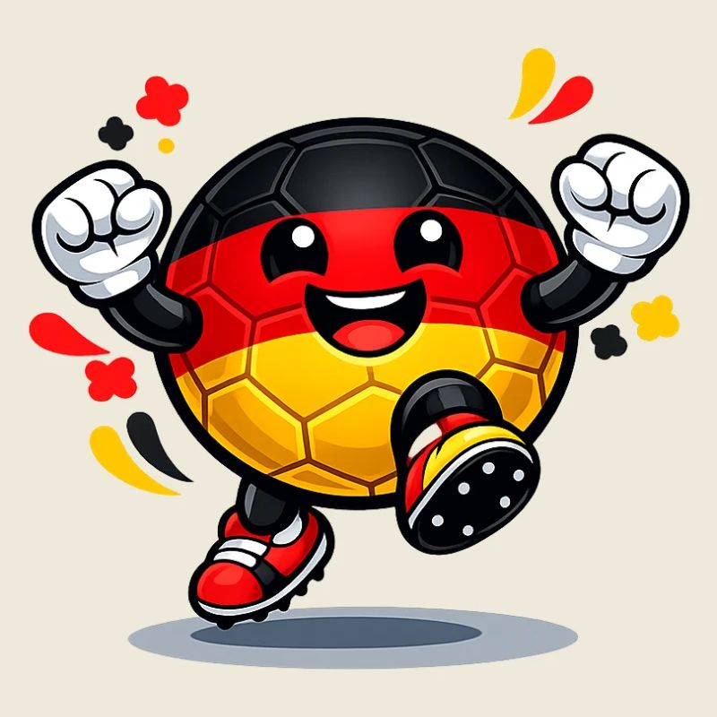 Maskottchen des deutschen Flaggenfußballs
