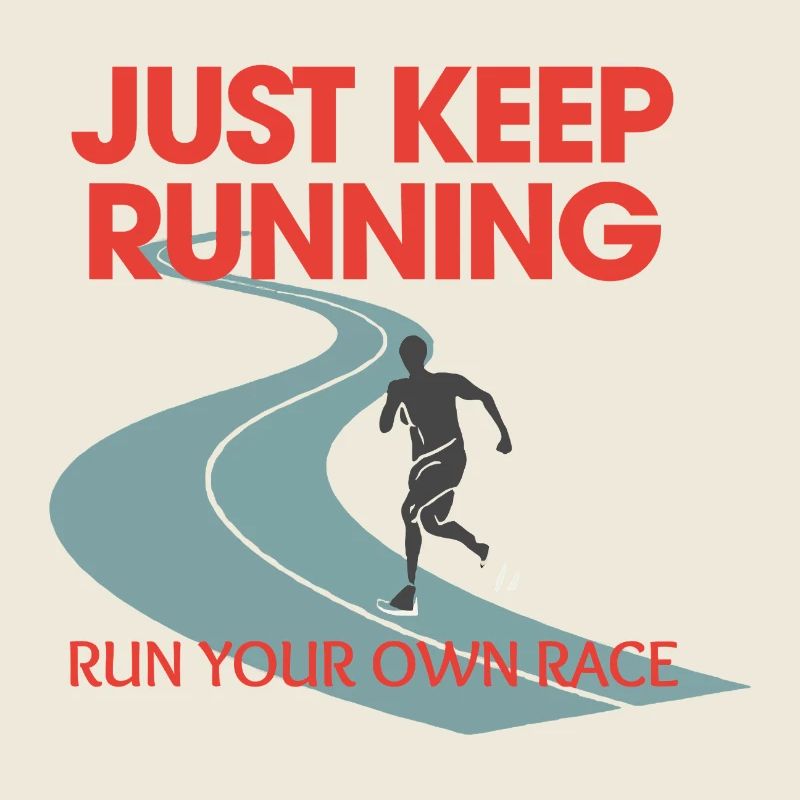 Jogging, Endurance Runner Fitness, continue simplement à courir