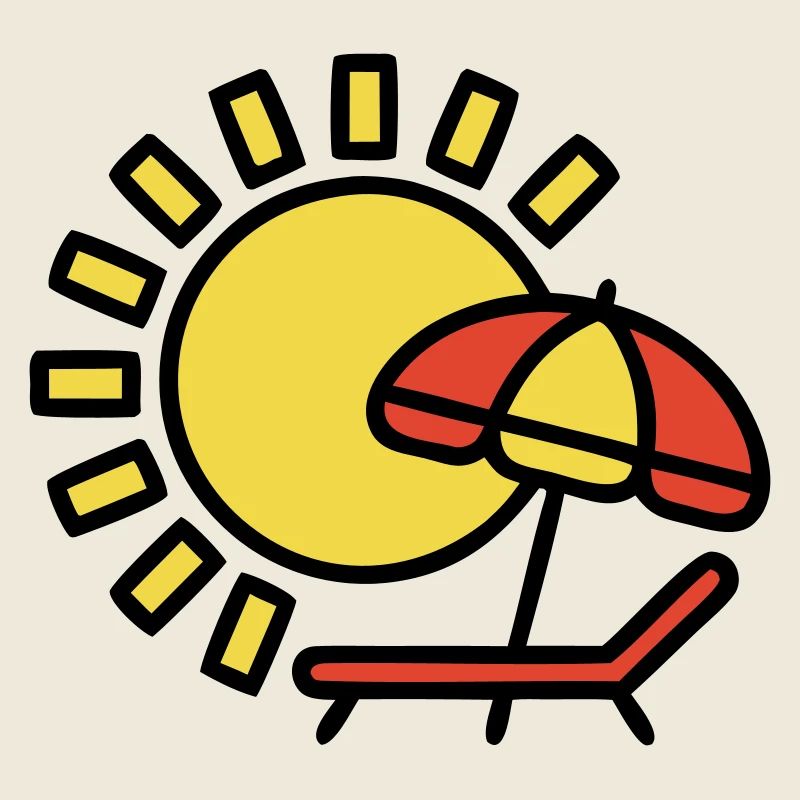 Chaise longue plage Sun Parasol Vacances d’été