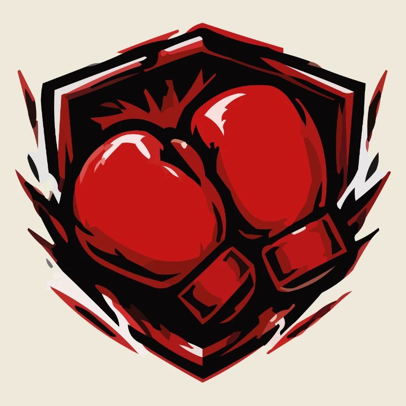 Boxen Boxhandschuhe Schild