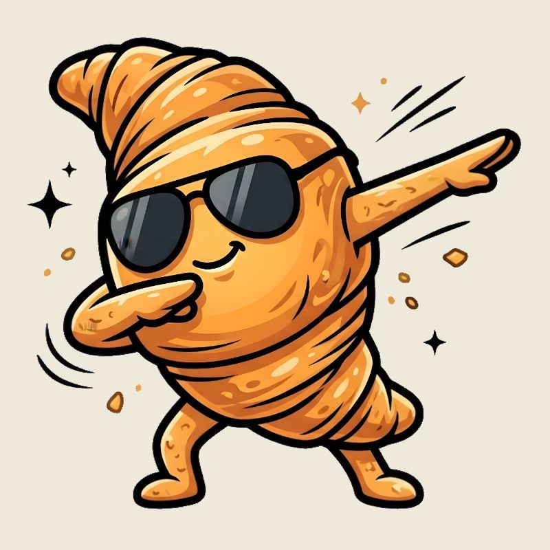 Dabbing Croissant