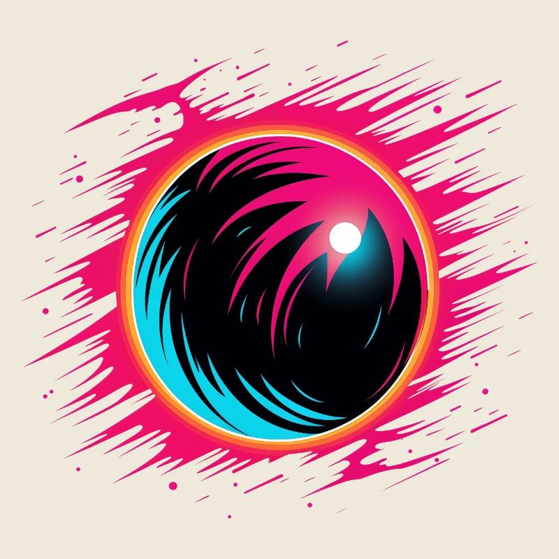 Boule de bowling rétro Steamwave