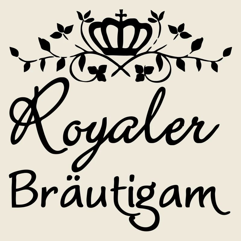 Royaler Bräutigam Geschenk