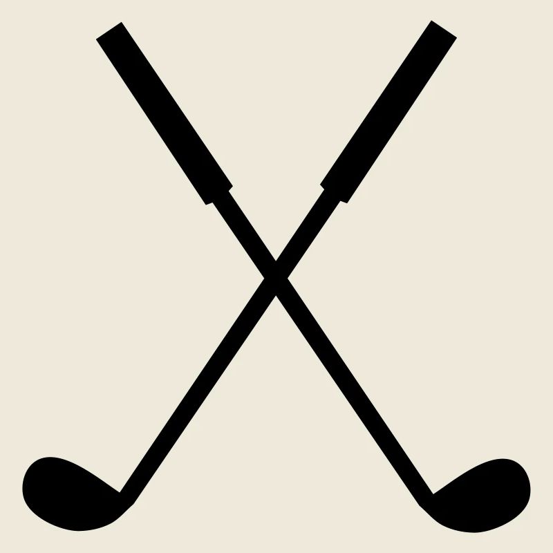 Golfschläger in schwarz