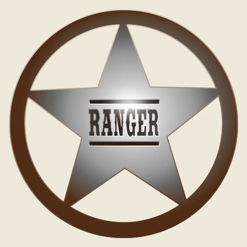 shérif ranger cowboy cheval propriétaire d'un ranch Wester