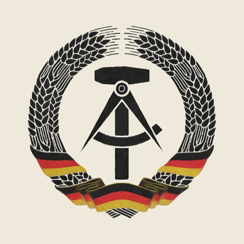 DEUTSCHES ARBEITERWAPPEN OSSI OSTALGIE DDR