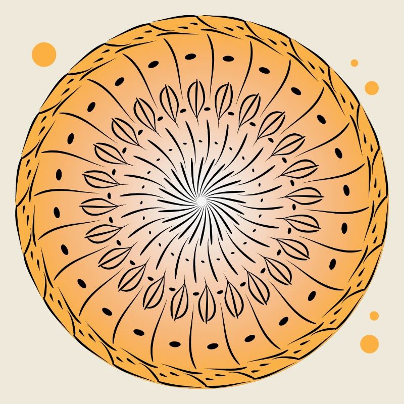 Drehende Muster Kreis