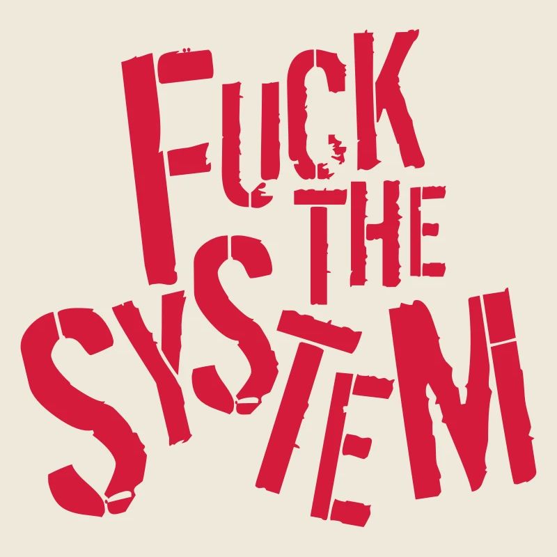 texte rebelle baiser la conception du logo système disant