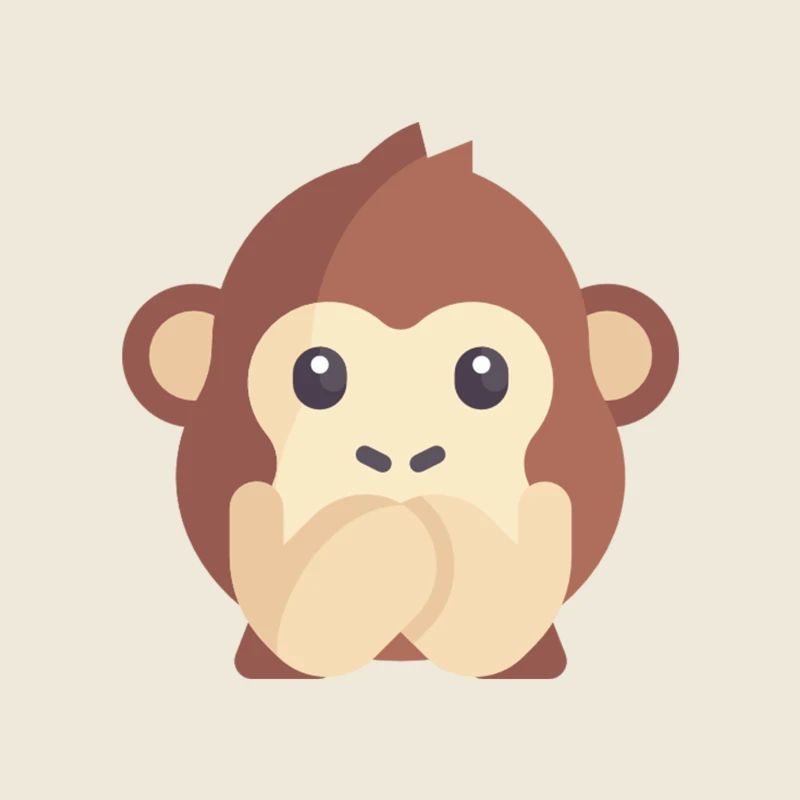 cute monkey emoticon