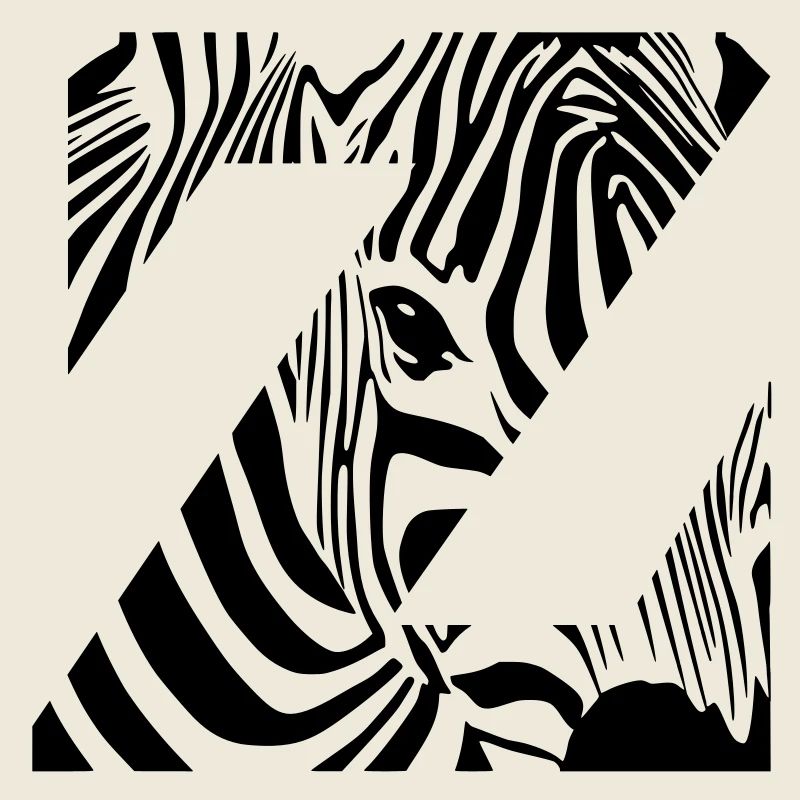Zebra Mix Mono Black