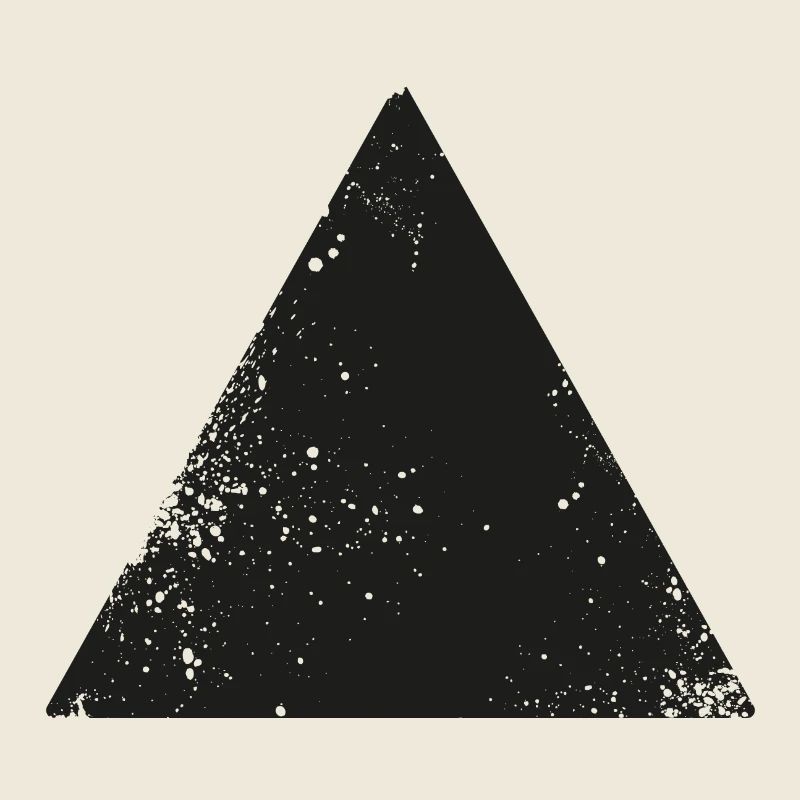 hipster triangle shape symbol